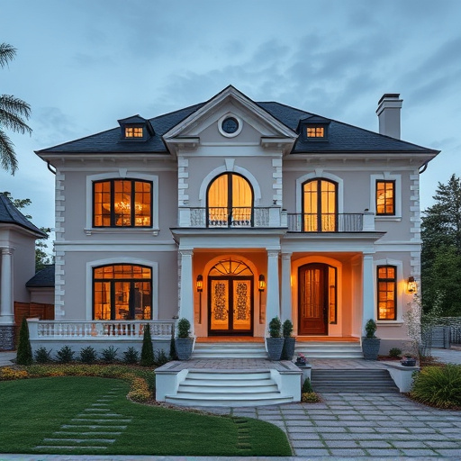 luxury house exterior