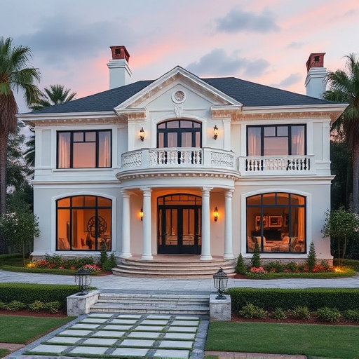 luxury house exterior