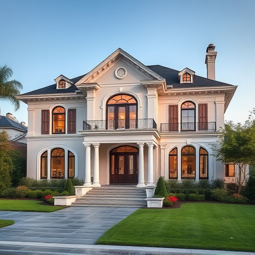 luxury house exterior