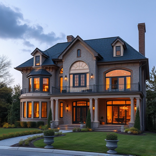 luxury house exterior
