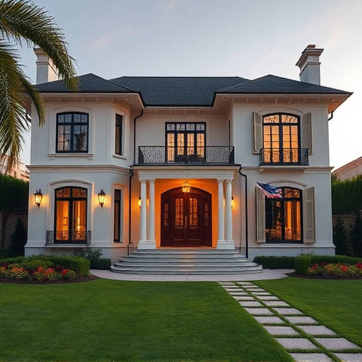 luxury house exterior