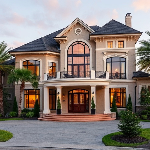 luxury house exterior