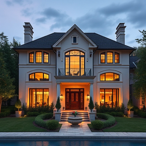 luxury house exterior