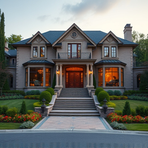 luxury house exterior