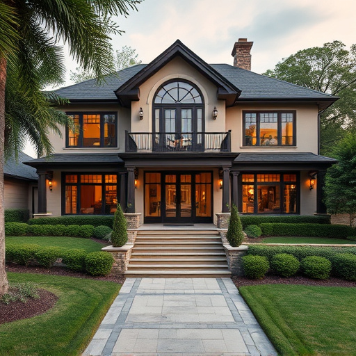 luxury house exterior
