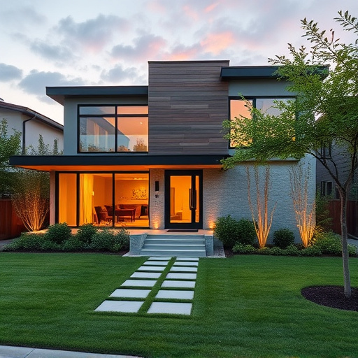 modern home exterior