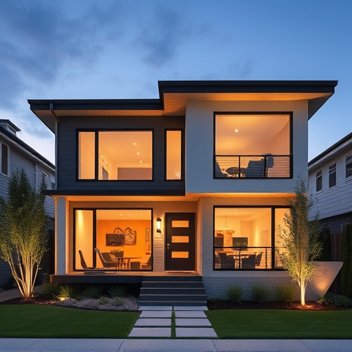 modern home exterior
