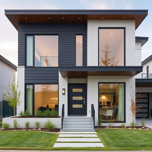 modern home exterior