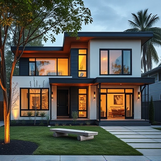 modern home exterior