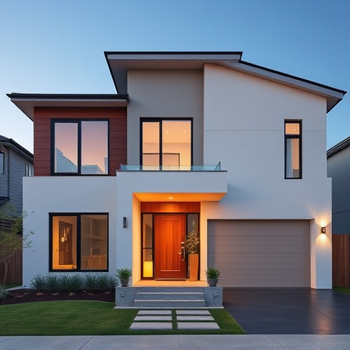 modern home exterior