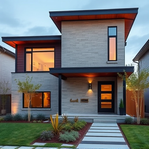 modern home exterior