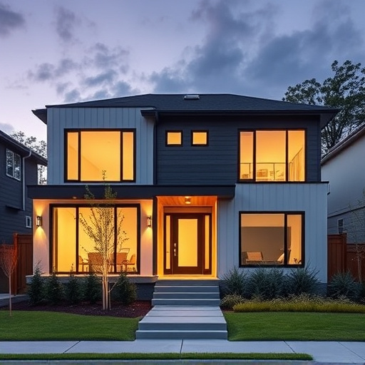 modern home exterior