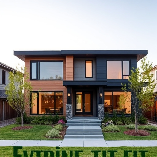 modern home exterior