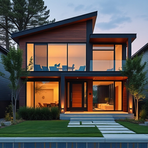 modern home exterior