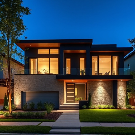 modern home exterior