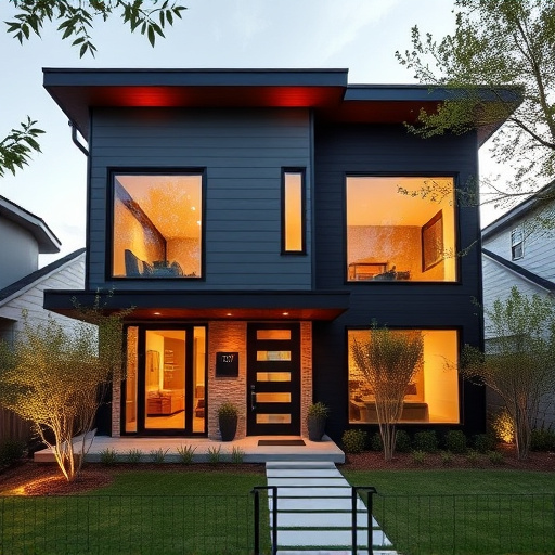 modern home exterior