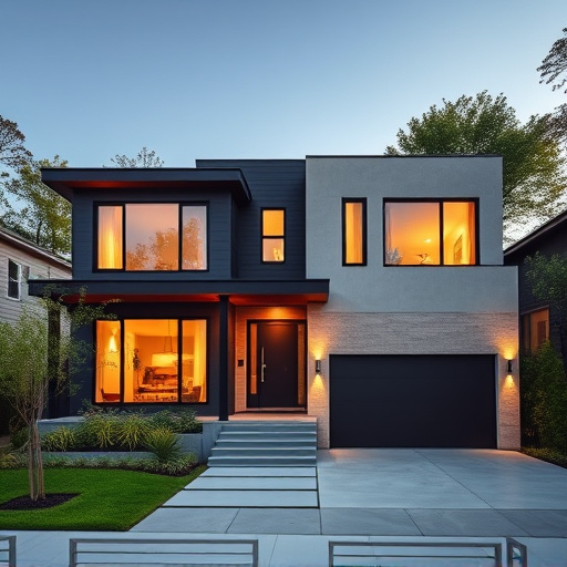 modern home exterior