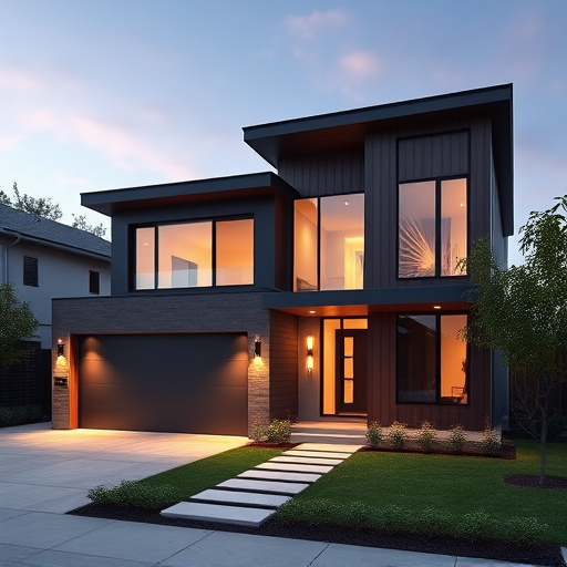 modern home exterior