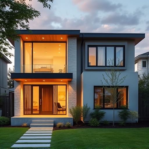 modern home exterior