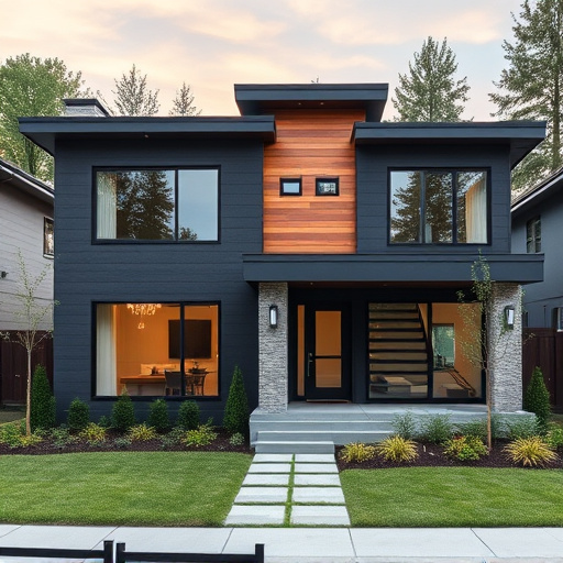 modern home exterior