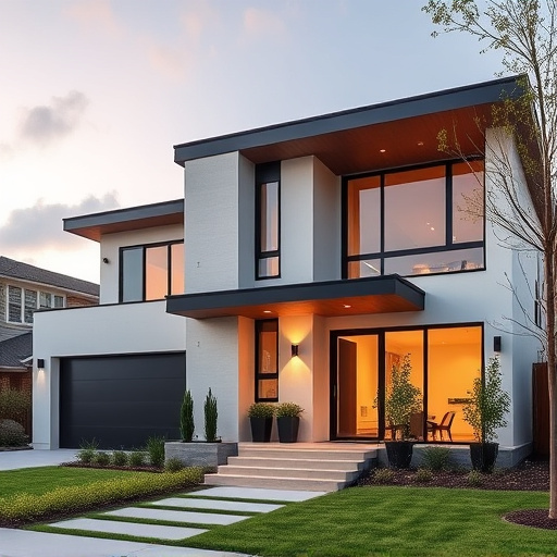 modern home exterior