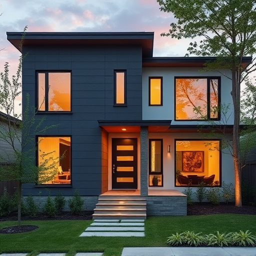 modern home exterior