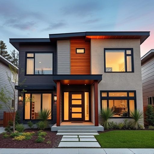 modern home exterior