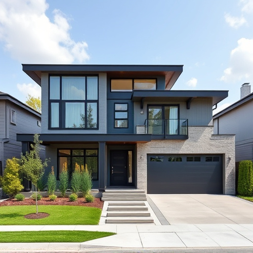 modern home exterior