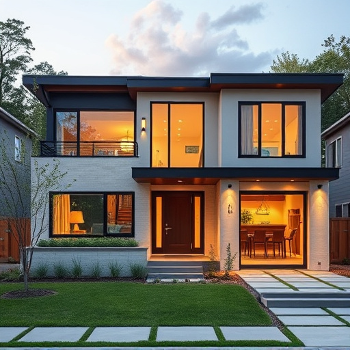 modern home exterior