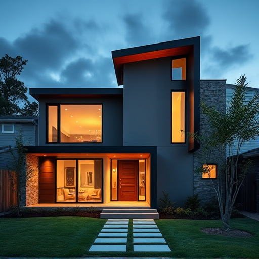 modern home exterior