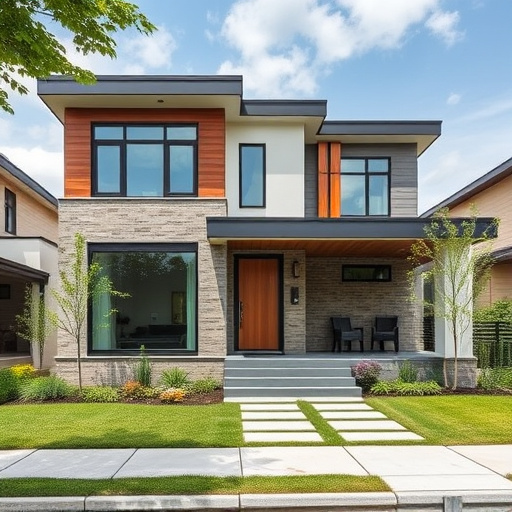modern home exterior