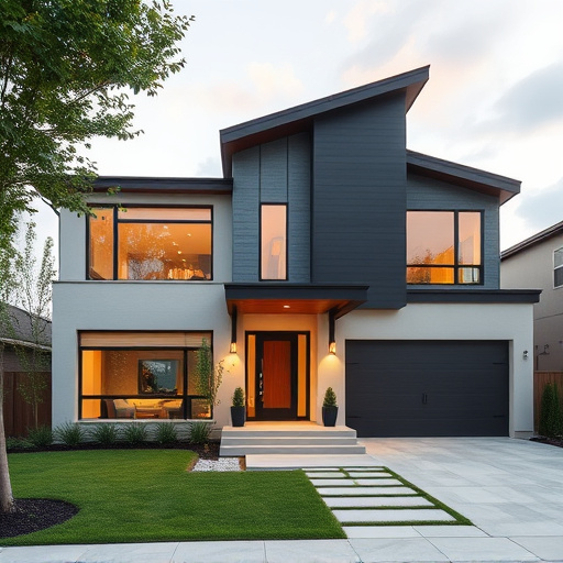 modern home exterior
