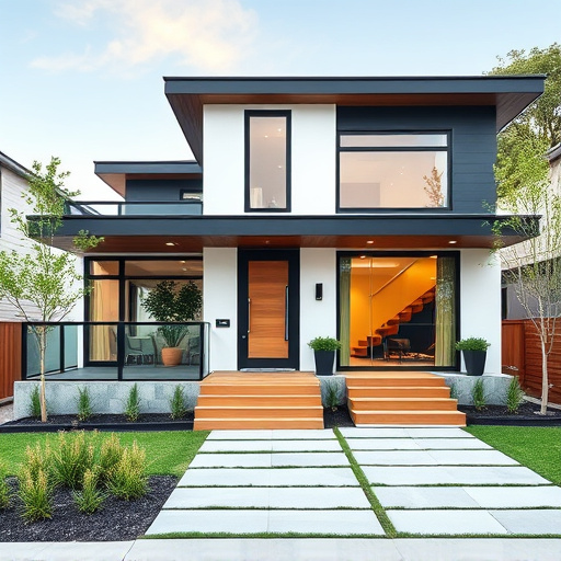 modern home exterior