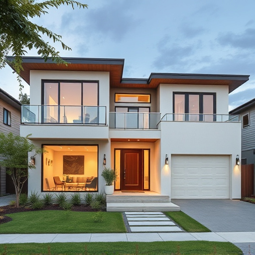 modern home exterior