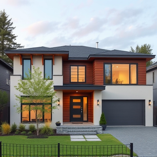 modern home exterior
