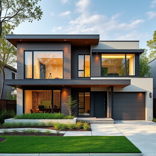 modern home exterior
