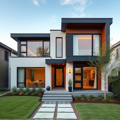 modern home exterior