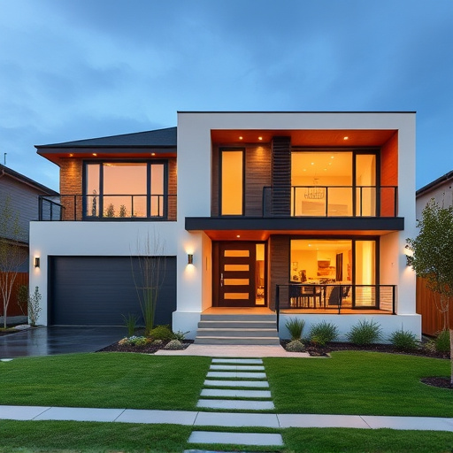 modern home exterior