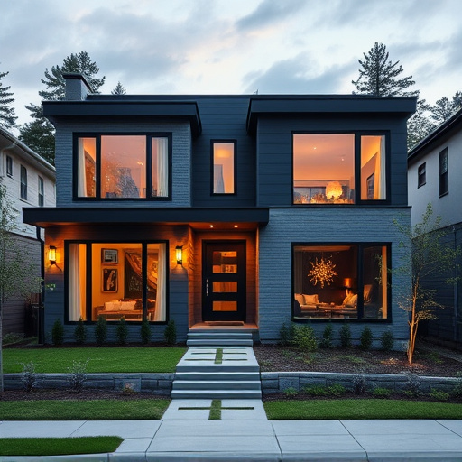 modern home exterior