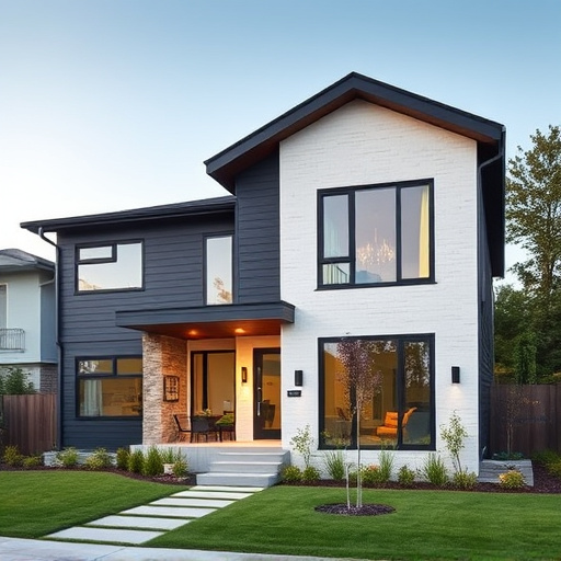 modern home exterior