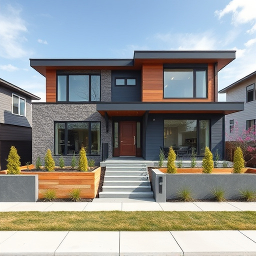 modern home exterior