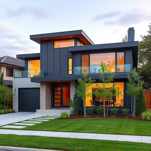 modern home exterior