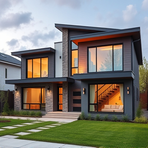 modern home exterior