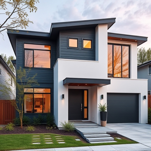 modern home exterior
