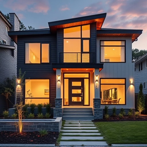 modern home exterior