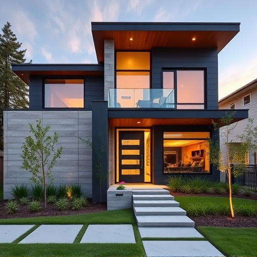 modern home exterior