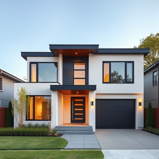modern home exterior