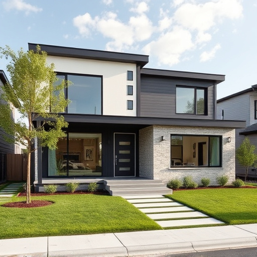 modern home exterior