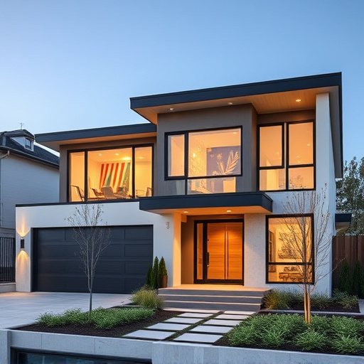 modern home exterior