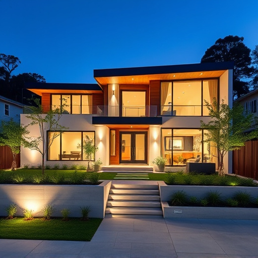 modern home exterior